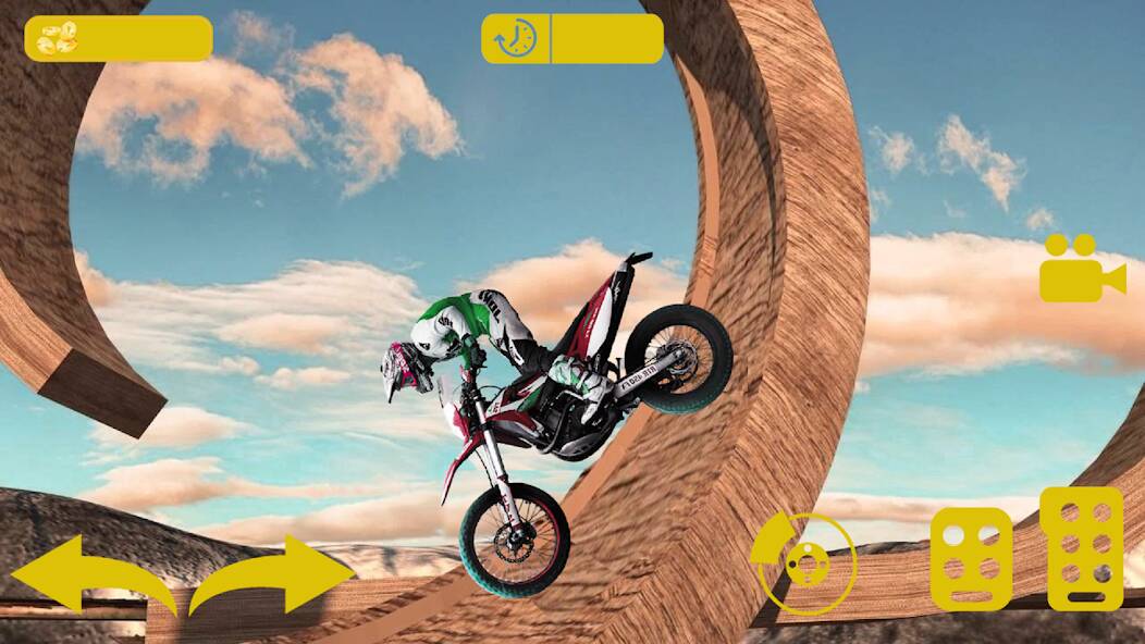 Скачать взломанную байк трюки-гонки на мотоциклах [МОД открыто все] на Андроид - Версия 2.1.3 apk