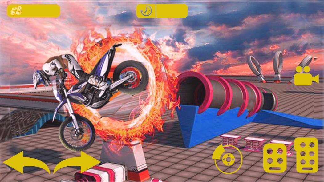 Скачать взломанную байк трюки-гонки на мотоциклах [МОД открыто все] на Андроид - Версия 2.1.3 apk