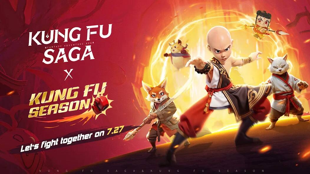 Скачать взломанную Kung Fu Saga [МОД открыто все] на Андроид - Версия 2.3.3 apk