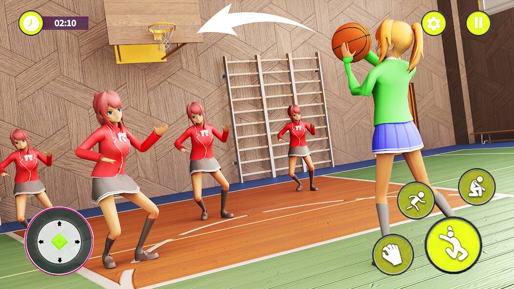 Скачать взломанную Аниме школьница 3D симулятор [МОД открыто все] на Андроид - Версия 0.3.4 apk