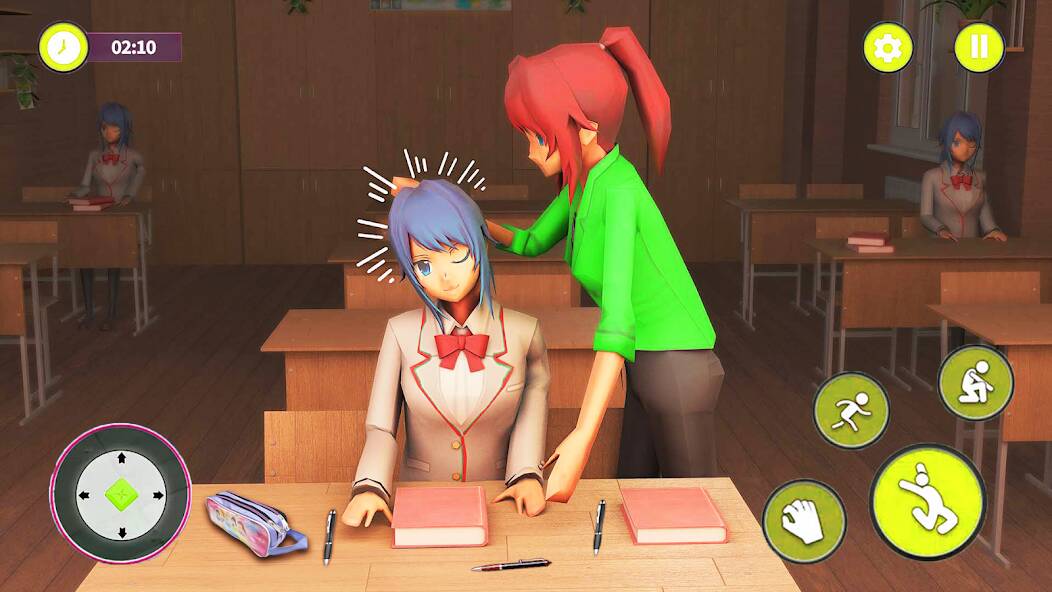 Скачать взломанную Аниме школьница 3D симулятор [МОД открыто все] на Андроид - Версия 0.3.4 apk