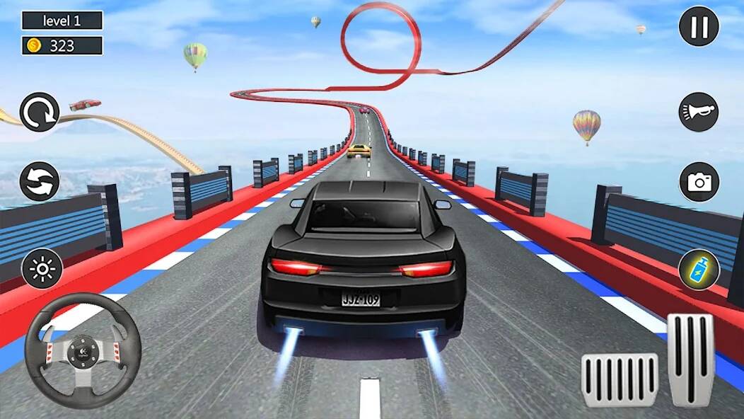 Скачать взломанную GT Car Stunts - Ramp Car Games [МОД безлимитные деньги] на Андроид - Версия 0.8.3 apk