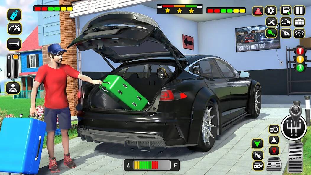 Скачать взломанную Driving School City Car Games [МОД много монет] на Андроид - Версия 0.4.6 apk