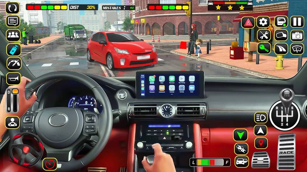 Скачать взломанную Driving School City Car Games [МОД много монет] на Андроид - Версия 0.4.6 apk