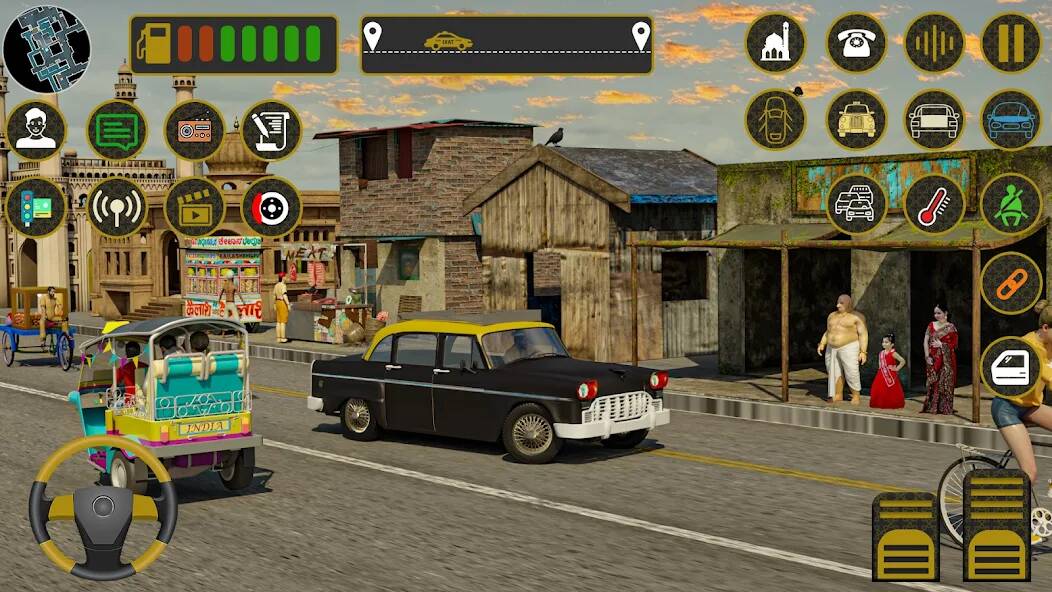 Скачать взломанную Indian Taxi Simulator car Game [МОД безлимитные деньги] на Андроид - Версия 0.6.7 apk