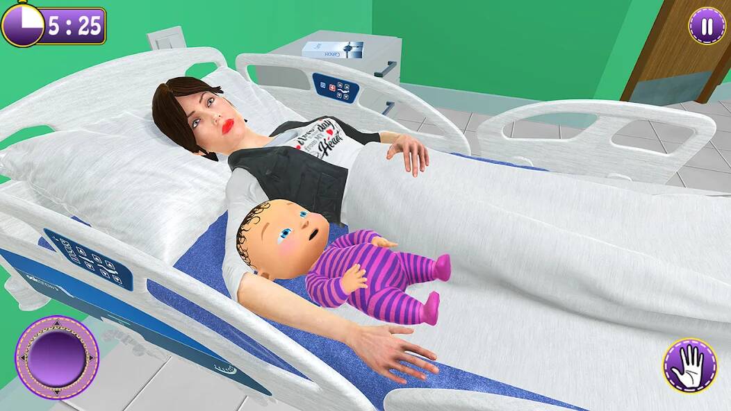 Скачать взломанную Pregnant Mother Game Simulator [МОД безлимитные деньги] на Андроид - Версия 1.8.2 apk