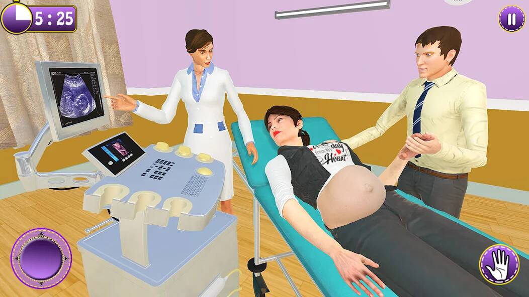 Скачать взломанную Pregnant Mother Game Simulator [МОД безлимитные деньги] на Андроид - Версия 1.8.2 apk