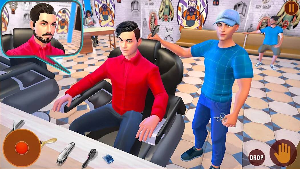 Скачать взломанную Barber Shop 3D: Fade Master [МОД открыто все] на Андроид - Версия 1.3.6 apk