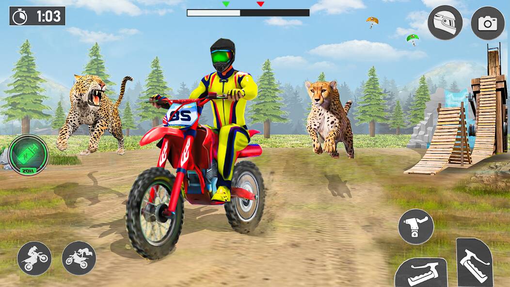 Скачать взломанную Dirt Bike Racing 3D:Bike Games [МОД безлимитные деньги] на Андроид - Версия 2.3.8 apk