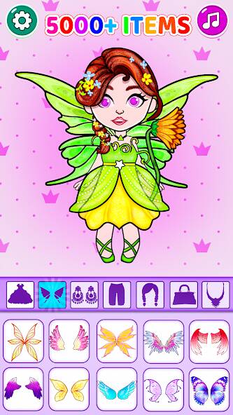 Скачать взломанную Diy Paper Princess Cute Dolls [МОД безлимитные деньги] на Андроид - Версия 0.4.8 apk
