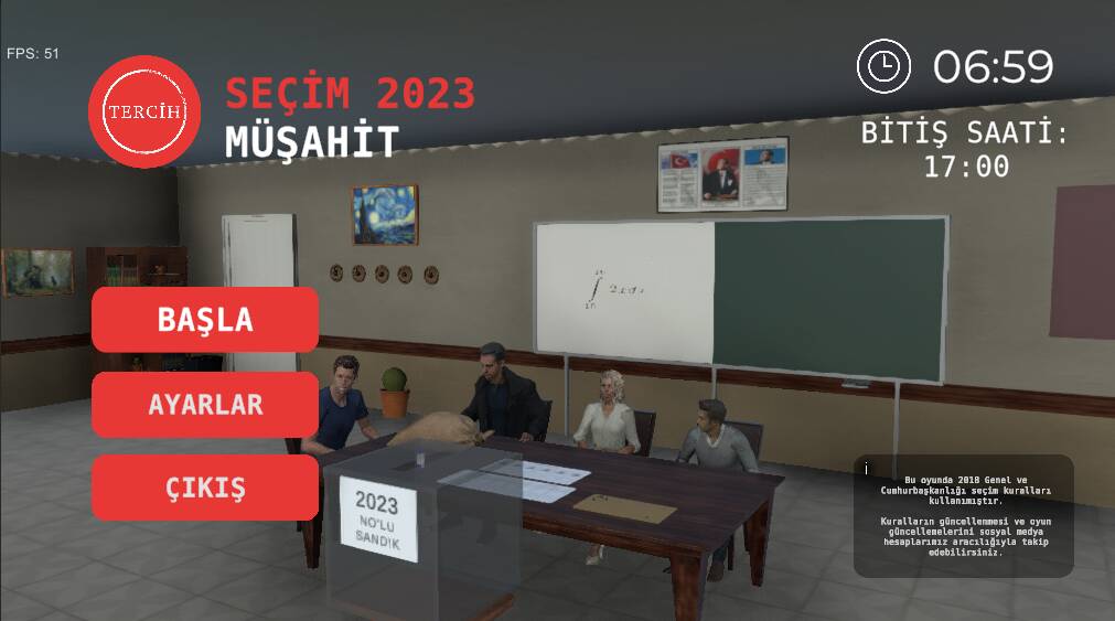 Скачать взломанную Seçim 2023 Müşahit oyunu [МОД безлимитные деньги] на Андроид - Версия 0.2.3 apk
