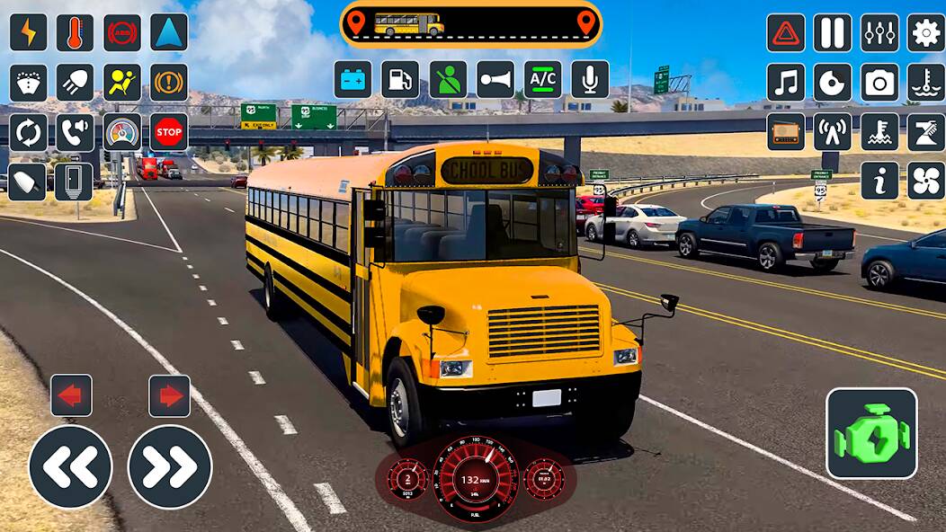 Скачать взломанную School Bus Simulator Bus Game [МОД много монет] на Андроид - Версия 1.3.4 apk