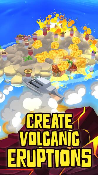 Скачать взломанную Volcano Island - Sim Game [МОД открыто все] на Андроид - Версия 0.1.2 apk