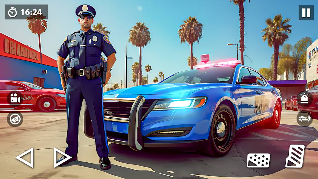 Скачать взломанную US Police Car Transporter Game [МОД безлимитные деньги] на Андроид - Версия 1.7.8 apk