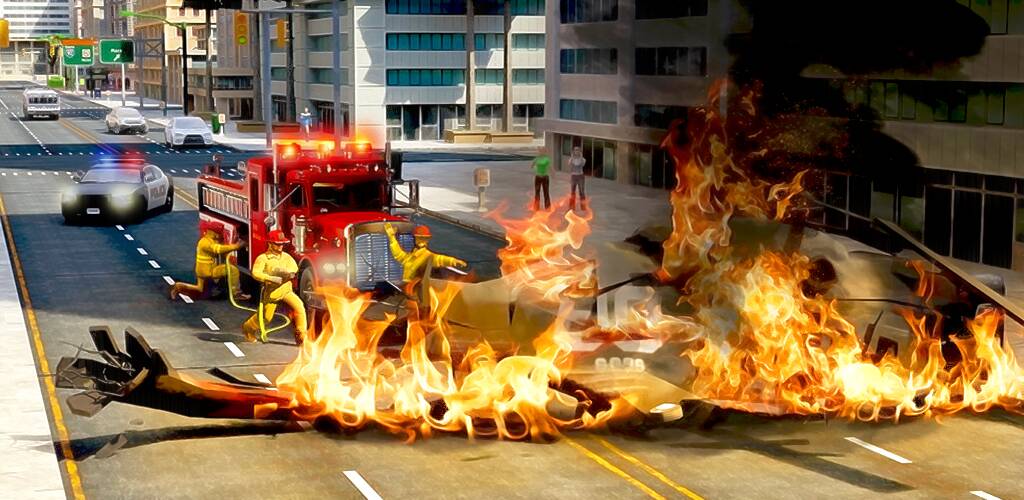 Скачать взломанную Real Firefighter 3D Simulator [МОД открыто все] на Андроид - Версия 0.5.8 apk