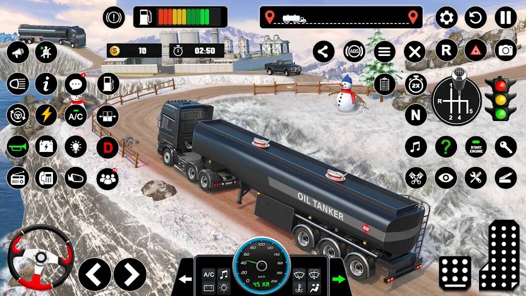 Скачать взломанную вождение грузовика офлайн игры [МОД открыто все] на Андроид - Версия 2.5.5 apk