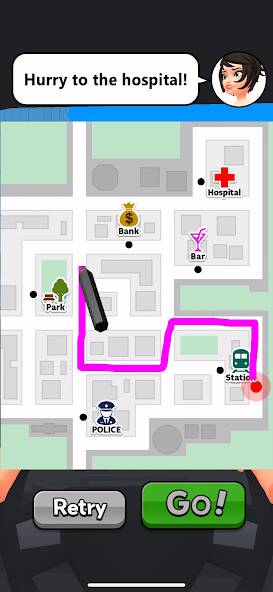 Скачать взломанную Taxi Master - Draw&Story game [МОД открыто все] на Андроид - Версия 2.2.3 apk