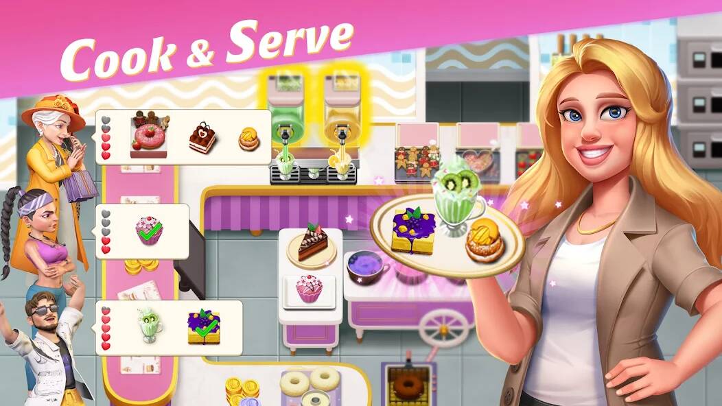 Скачать взломанную Restaurant Rescue - Food Games [МОД открыто все] на Андроид - Версия 1.1.4 apk
