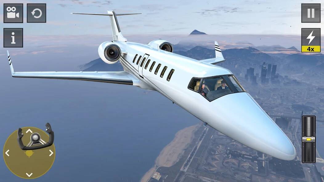 Скачать взломанную Flight Simulator - Plane Games [МОД открыто все] на Андроид - Версия 2.5.6 apk