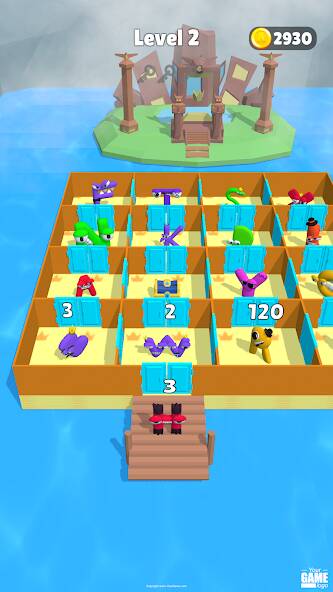 Скачать взломанную Alphabet Battle: Room Maze [МОД безлимитные деньги] на Андроид - Версия 0.9.4 apk