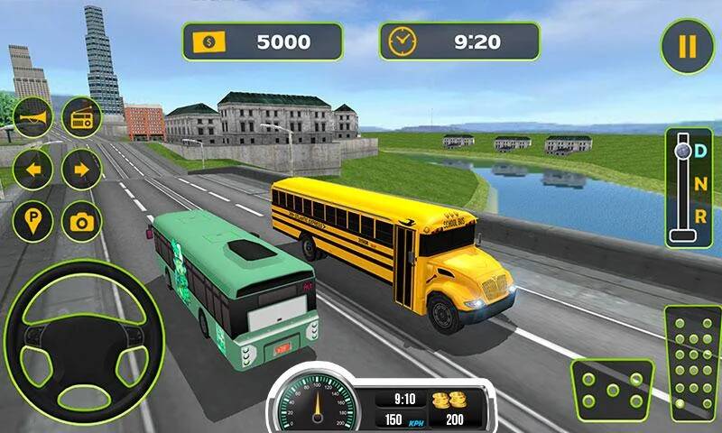 Скачать взломанную Школа вождения автобуса 2017 [МОД безлимитные деньги] на Андроид - Версия 2.4.7 apk