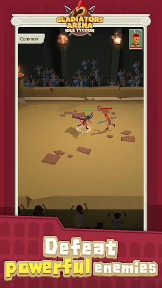 Скачать взломанную Gladiators Arena: Idle Tycoon [МОД безлимитные деньги] на Андроид - Версия 1.2.5 apk