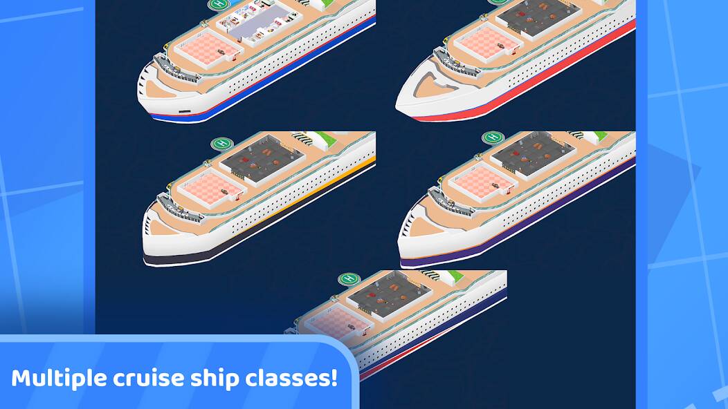 Скачать взломанную Idle Cruise Ship Simulator [МОД открыто все] на Андроид - Версия 2.2.4 apk