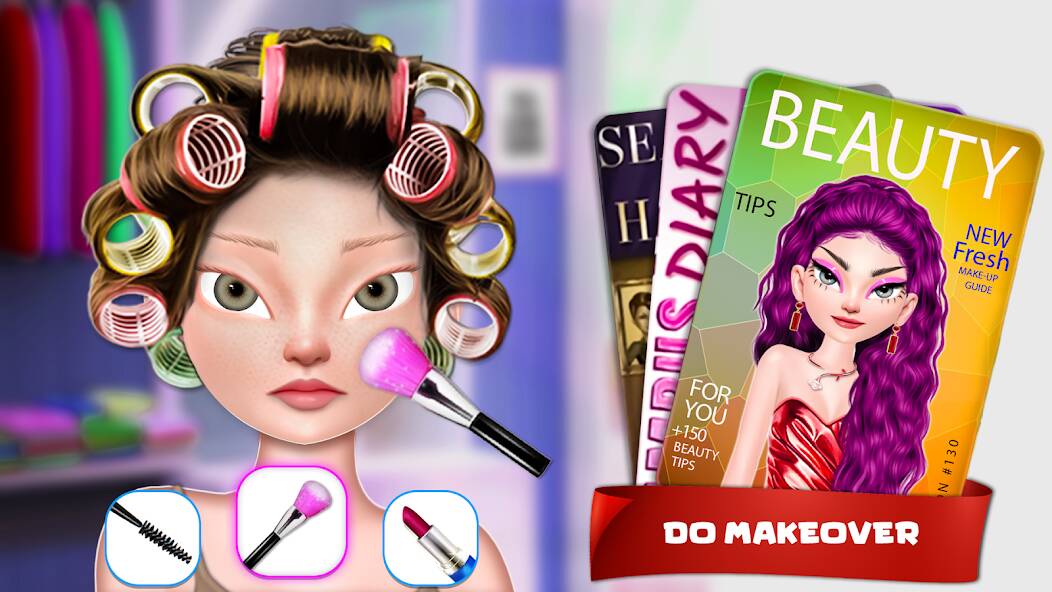 Скачать взломанную макияж игра : игры-одевалки [МОД открыто все] на Андроид - Версия 1.6.6 apk