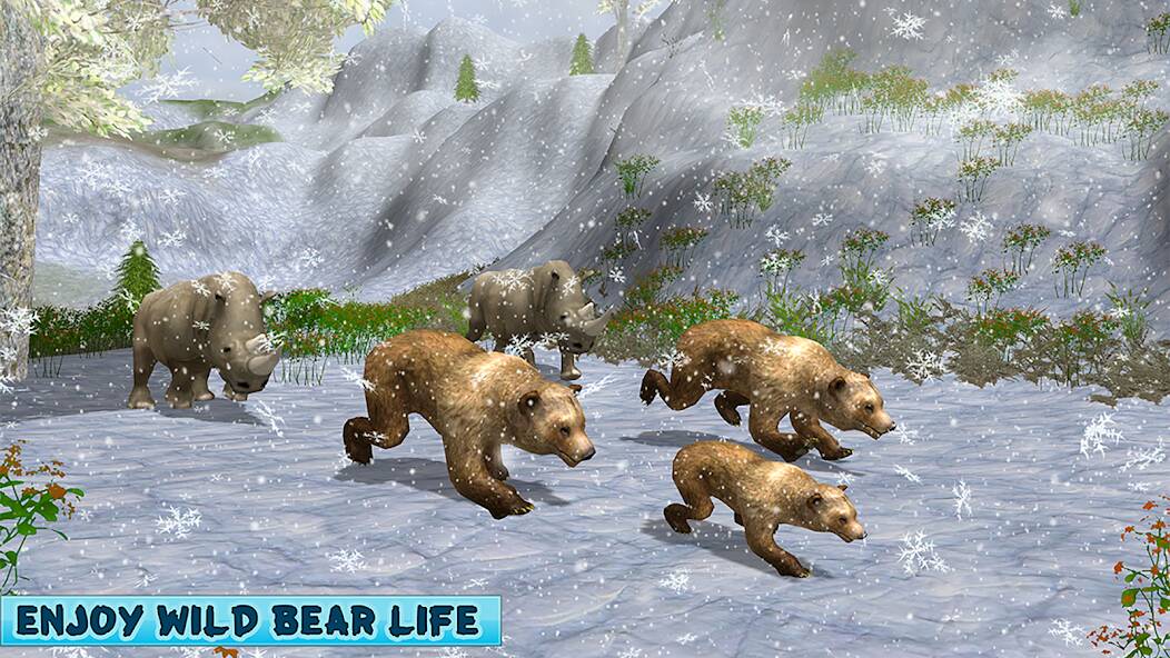 Скачать взломанную Семья Медведя Выживание [МОД открыто все] на Андроид - Версия 1.7.3 apk