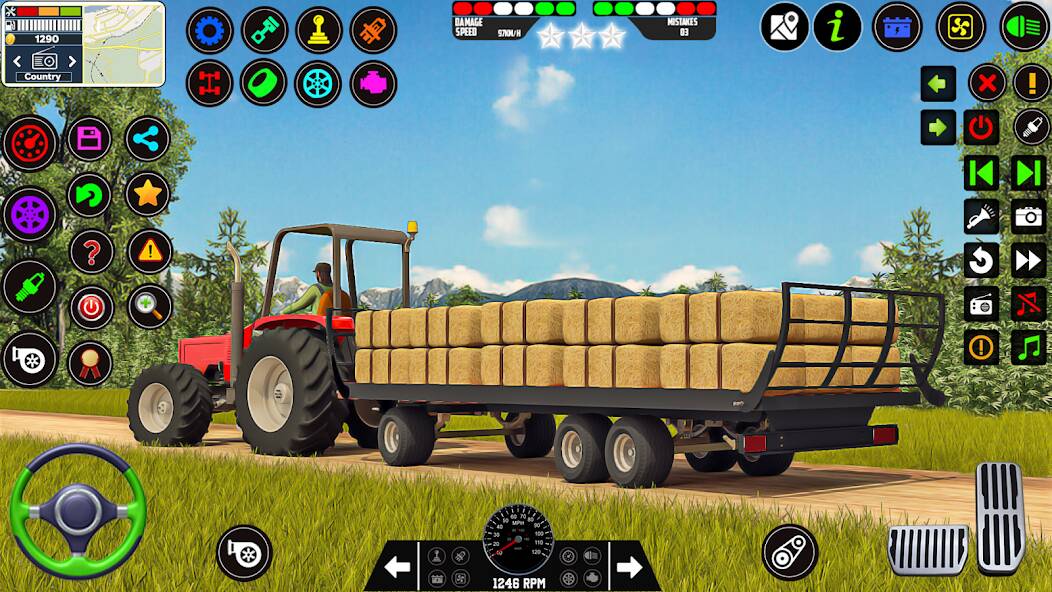 Скачать взломанную индийский фермер трактор [МОД много монет] на Андроид - Версия 1.6.8 apk
