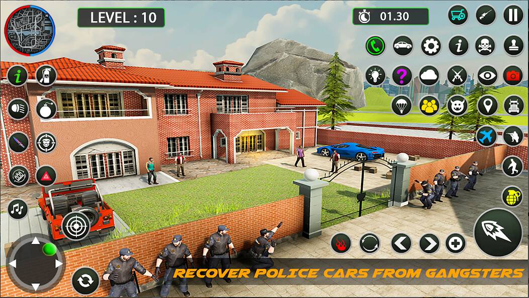 Скачать взломанную Полицейские игры [МОД открыто все] на Андроид - Версия 2.6.9 apk