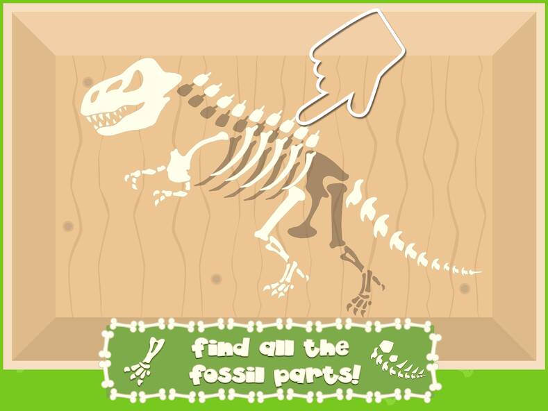 Скачать взломанную Dino Fossil Dig - Jurassic Adv [МОД много монет] на Андроид - Версия 1.1.7 apk