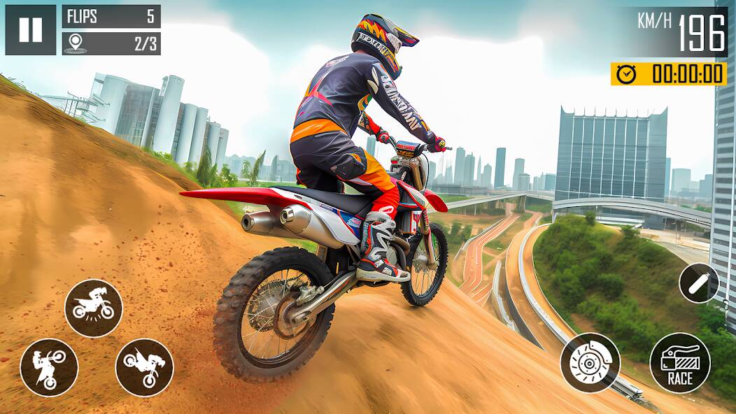 Скачать взломанную Ultimate Bike Stunt: Bike Game [МОД безлимитные деньги] на Андроид - Версия 2.2.3 apk