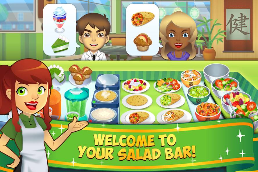 Скачать взломанную My Salad Bar: Veggie Food Game [МОД много монет] на Андроид - Версия 1.8.9 apk