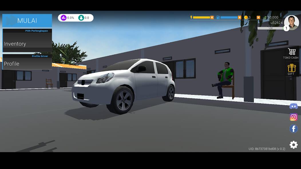 Скачать взломанную Taxi Online Simulator ID [МОД безлимитные деньги] на Андроид - Версия 0.4.4 apk
