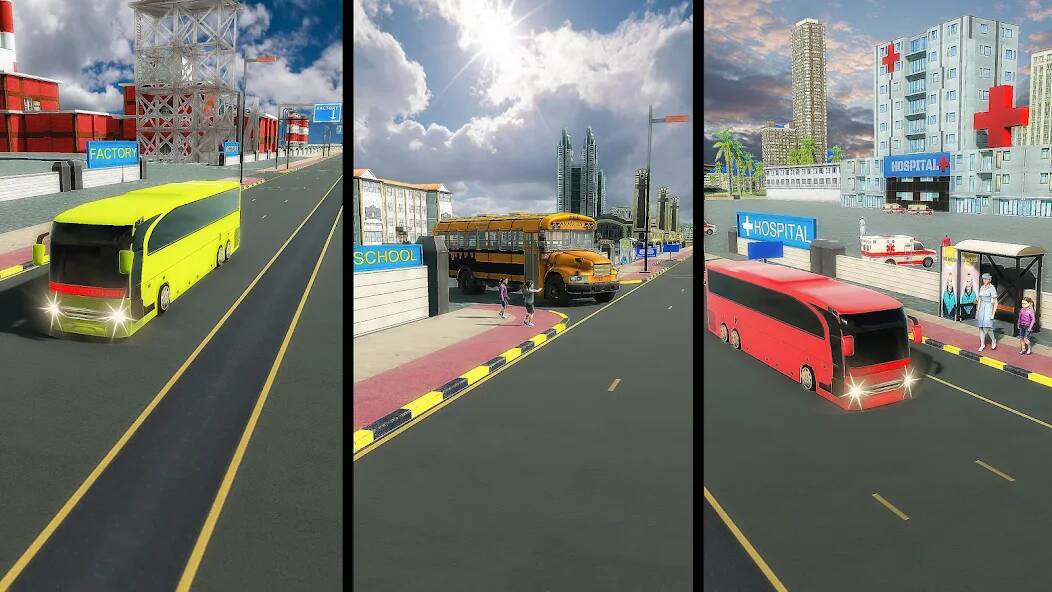 Скачать взломанную Bus simulator 2023 - Bus Drive [МОД безлимитные деньги] на Андроид - Версия 0.2.3 apk