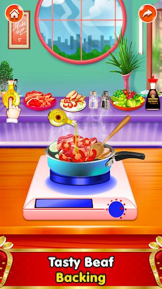 Скачать взломанную Китайская еда - кулинарные 3D- [МОД много монет] на Андроид - Версия 1.8.2 apk