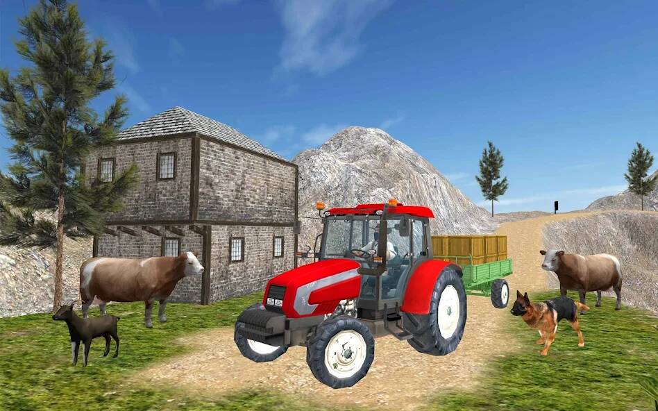 Скачать взломанную Tractor Driver 3D Farming Sim [МОД открыто все] на Андроид - Версия 1.4.5 apk
