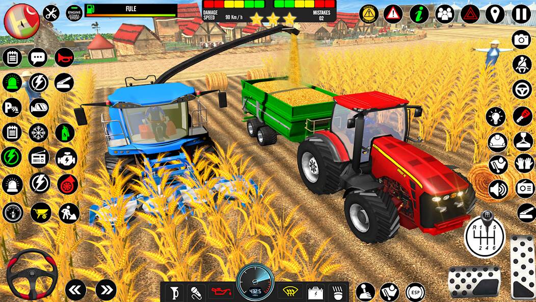 Скачать взломанную Farming Games: Tractor Games [МОД безлимитные деньги] на Андроид - Версия 2.1.2 apk