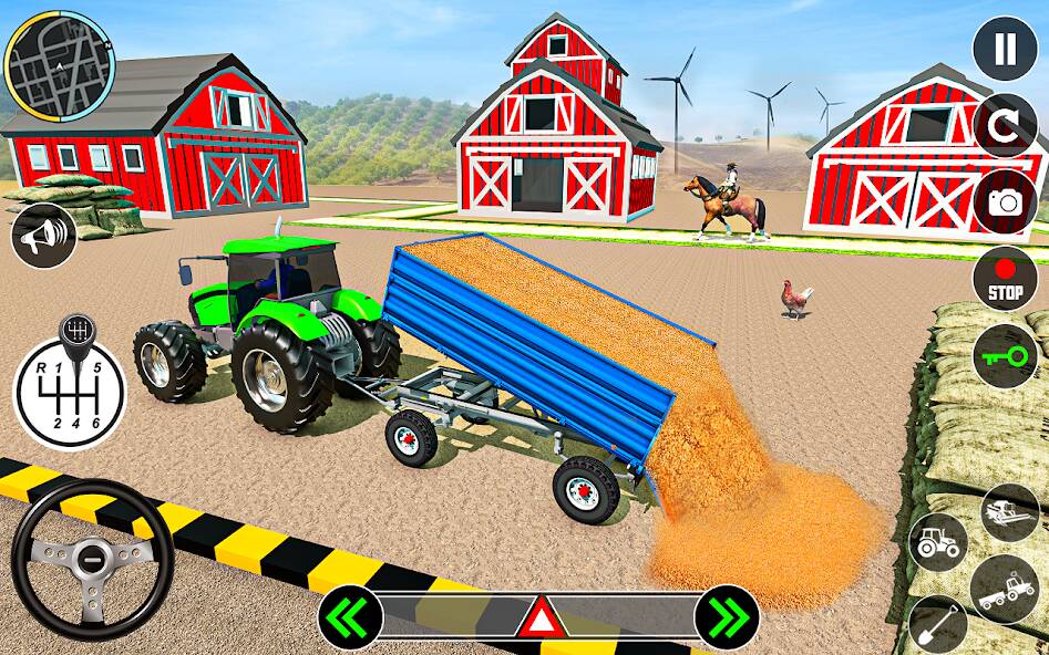 Скачать взломанную Tractor Farming: Tractor Games [МОД много монет] на Андроид - Версия 2.9.5 apk