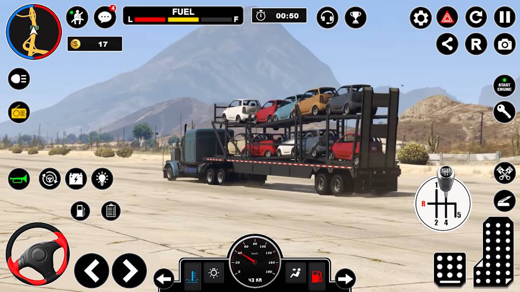 Скачать взломанную Офлайн игры про грузовики 3D [МОД открыто все] на Андроид - Версия 1.5.1 apk
