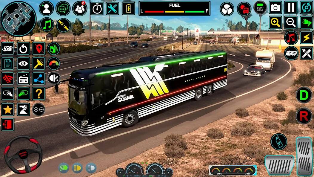 Скачать взломанную Public Coach Bus Driving 3D [МОД открыто все] на Андроид - Версия 2.8.5 apk