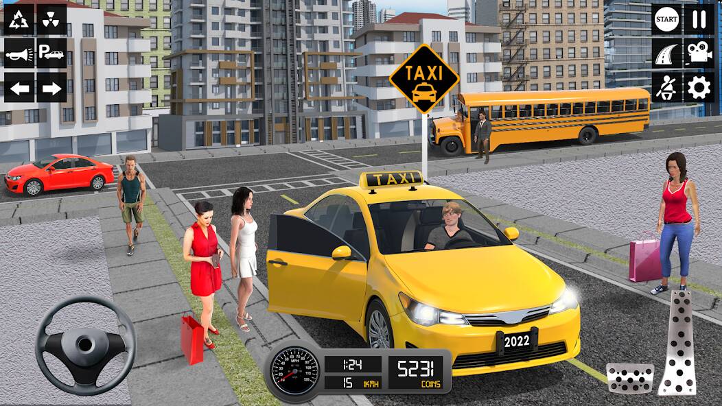 Скачать взломанную Таксист 3d: Симулятор такси [МОД безлимитные деньги] на Андроид - Версия 2.9.6 apk