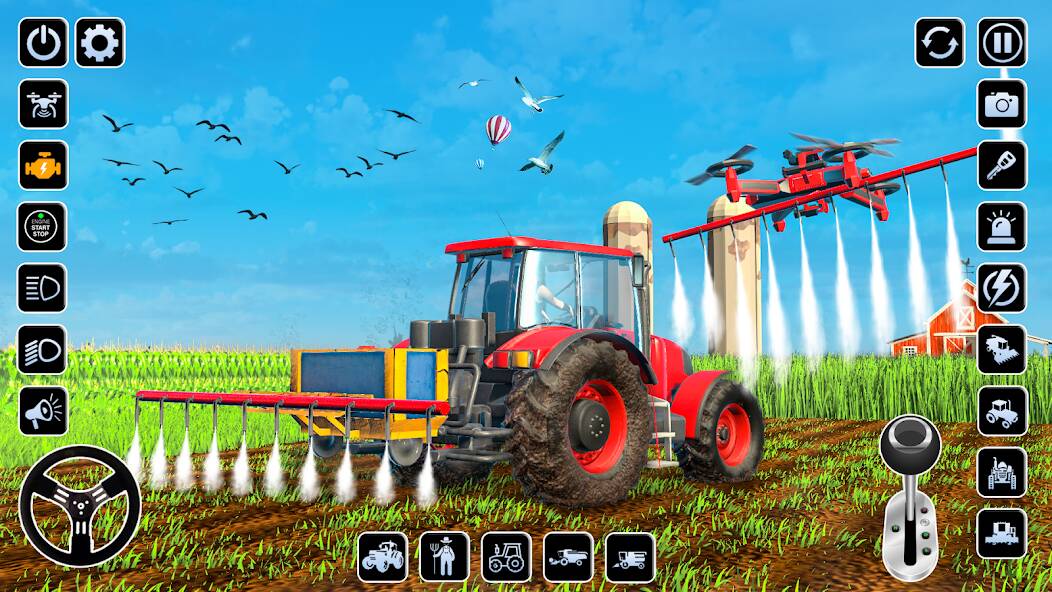 Скачать взломанную Тракторные игры Farming Games [МОД много монет] на Андроид - Версия 1.4.6 apk