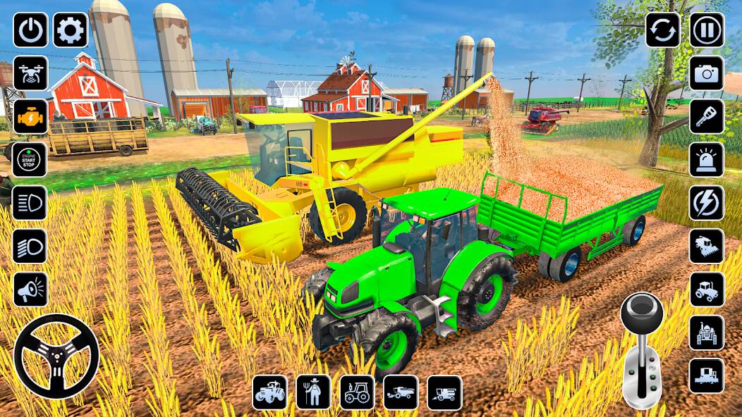 Скачать взломанную Тракторные игры Farming Games [МОД много монет] на Андроид - Версия 1.4.6 apk