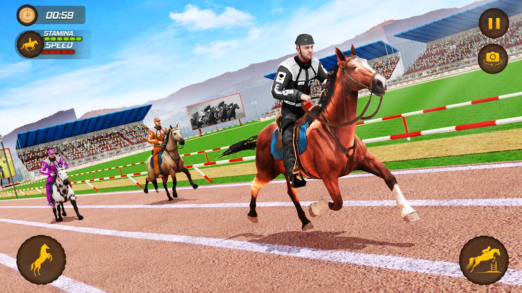 Скачать взломанную лошадь гоночный игры 3д [МОД безлимитные деньги] на Андроид - Версия 1.9.8 apk