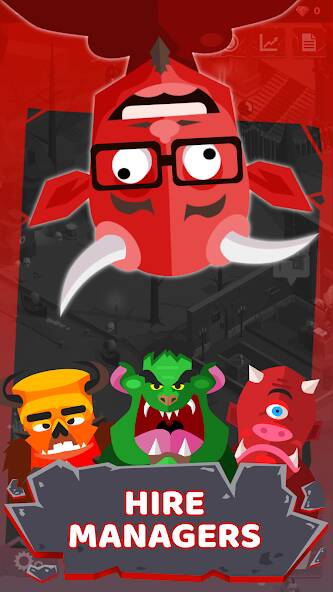 Скачать взломанную Hell: Idle Evil Tycoon Sim [МОД много монет] на Андроид - Версия 0.3.2 apk