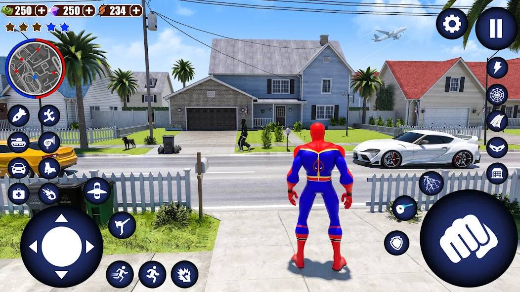 Скачать взломанную Flying Superhero Robot Games [МОД безлимитные деньги] на Андроид - Версия 0.8.4 apk