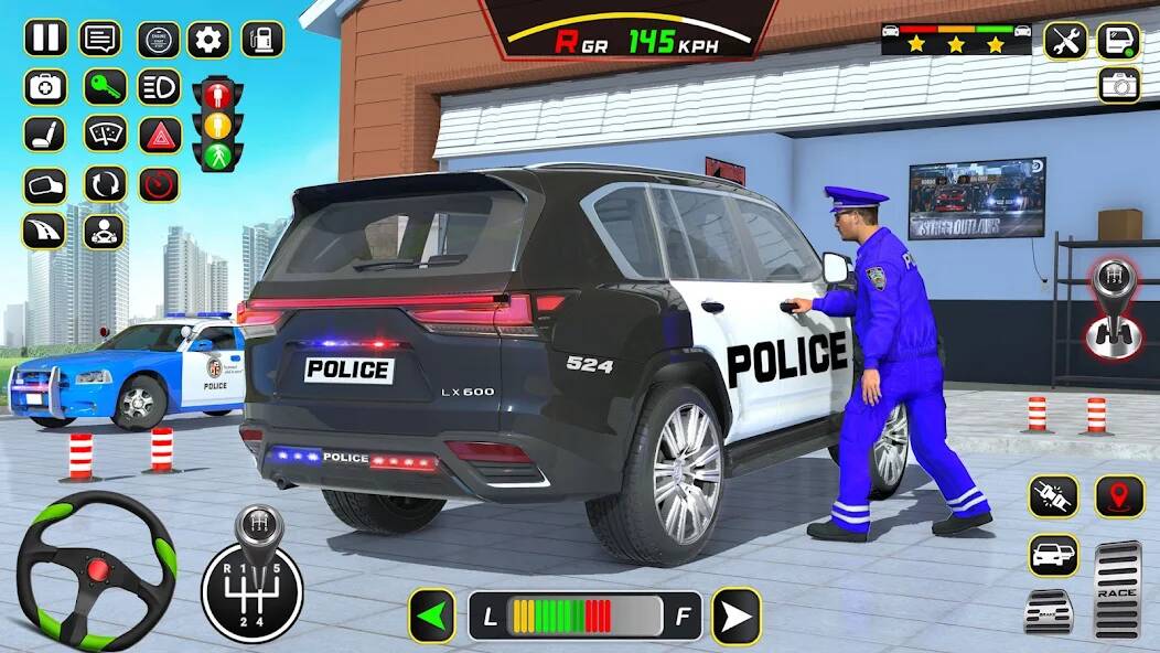 Скачать взломанную Police Car Driving School Game [МОД открыто все] на Андроид - Версия 0.6.6 apk