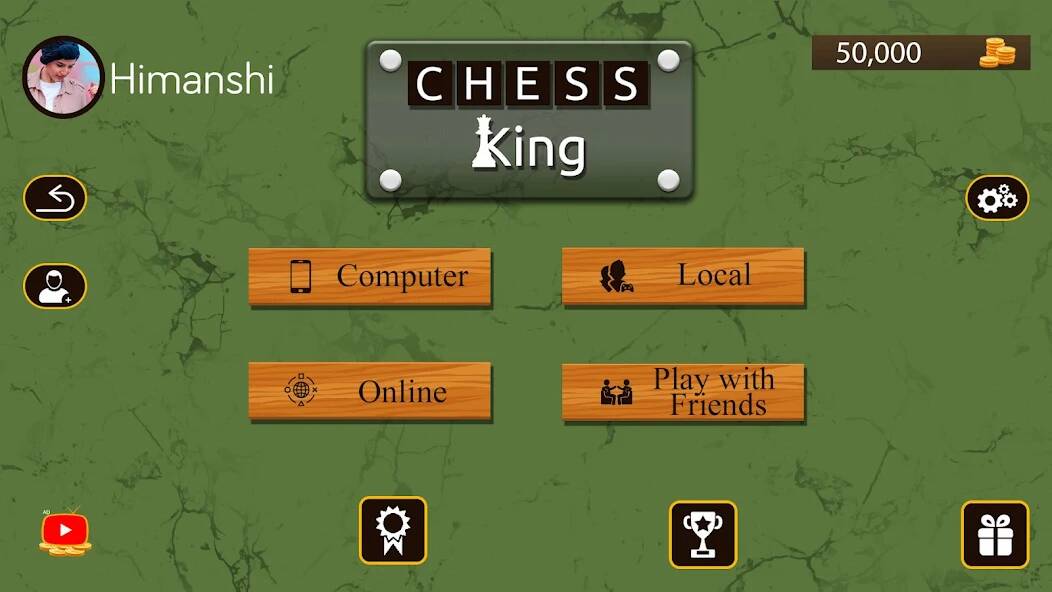 Скачать взломанную Chess King™- Multiplayer Chess [МОД открыто все] на Андроид - Версия 0.2.3 apk